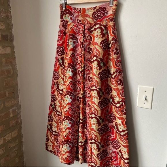 Elegant Multicolor Patterned Skirt fits women’s XS - Picture 2 of 14